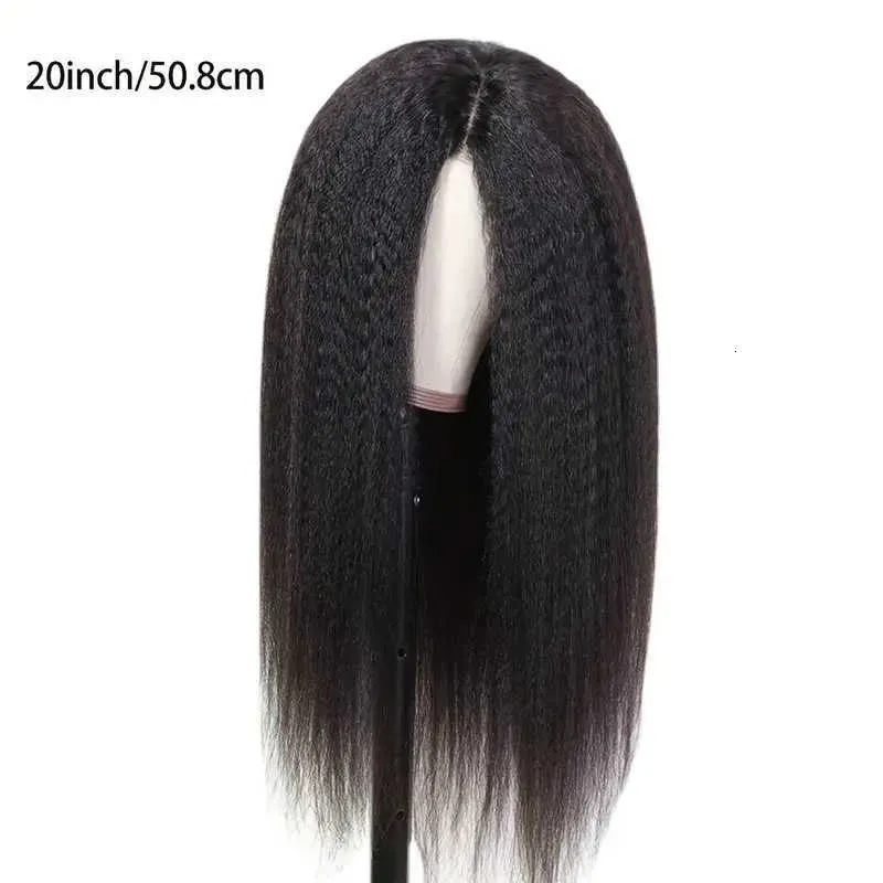  Human Hair Wigs V Part Wig Human Hair No Leave Out Brazilian Yaki Straight Machine Made