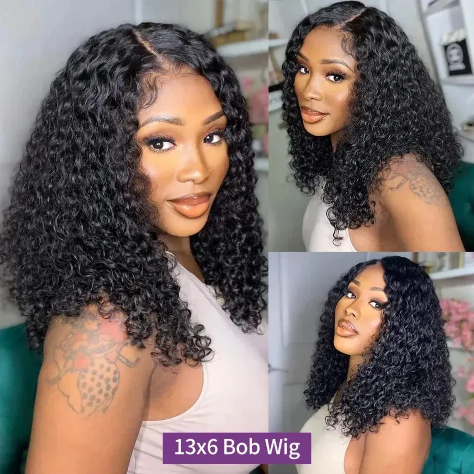 Human Hair Hd Lace Glueless Deep Wave Curly Glueless Wigs For Women