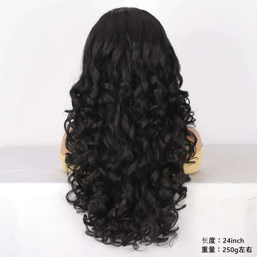 Curly Black U Part Wig For Women