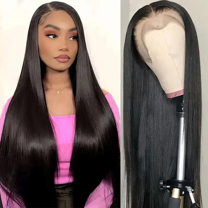 Lace Frontal Wig Straight Human Hair Wig HD 13X4 13X6 Lace Front Wig 4X4 Gluless Wig