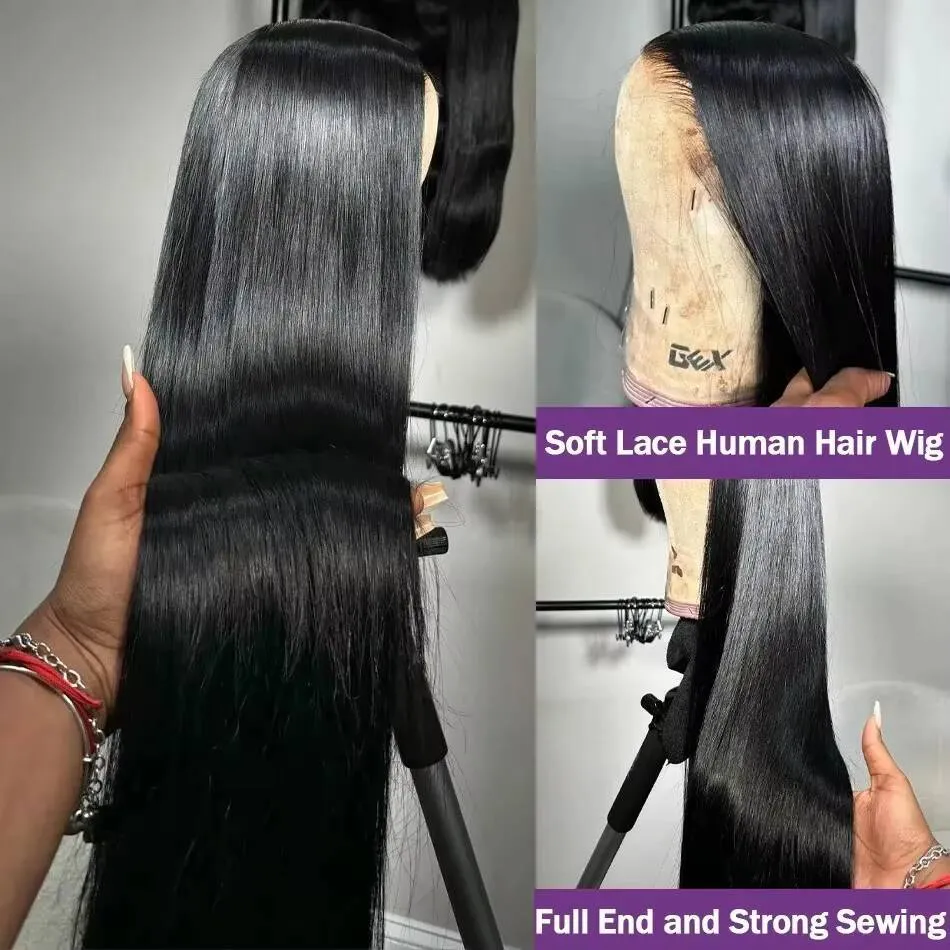 Glueless Wigs Human Hair Natural Wave Wigs Human Hair Lace Front 13x6 13x4 Swiss HD Lace Frontal Wig