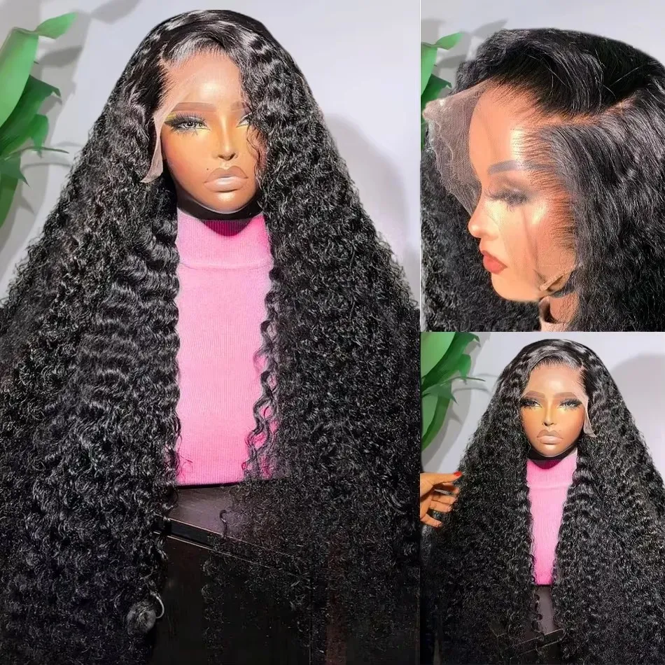 Lace Front Wigs Human Hair Wet and Wavy Wigs for Women Deep Curly Lace Front Wigs Pre Plucked with Baby Hair